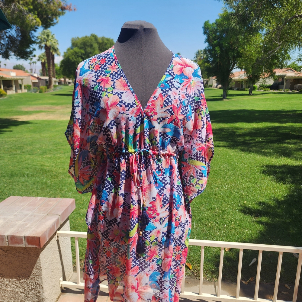 Tommy Bahama Multicolor Floral Swim Coverup